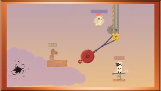 ◉【Ultimate Chicken Horse】三十路3人の醜い蹴落とし合い/part_4