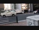 出遅れたゴミ収集車