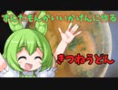 【うどん】ずんだもんが作るきつねうどん【そば】