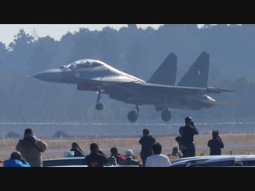 百里基地でインド空軍のSu-30フランカーと空自F-15, F-2撮ってみた!![茨城空港公園]