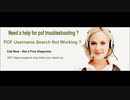 POF Username Search Not Working ? Dial 1-855-276-3666