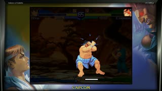 ストリートファイターZERO3　プレイ動画　隆VSエドモンド本田(自分)
