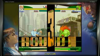 ストリートファイターZERO3　プレイ動画　元VSブランカ(自分)