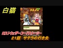 白猫　ロストウェザーコードストーリー　２１話　サテラの行き先　ガチャキャラ　ジーク（槍）サテラ（双剣）　＃４０　【白猫プロジェクト】