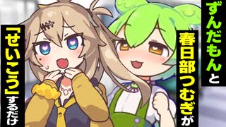 ずんだもんと春日部つむぎが『せいこう』するだけの動画【ソフトウェアトーク劇場】
