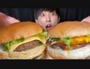 【ASMR】ハンバーガーを爆食いしたらバカ幸せすぎた！ hamburger【飯テロ/咀嚼音/Mukbang/Eating sounds】