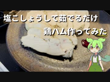 おつまみに茹でただけの鶏ハムっぽいの作ってみた【今日のおつまみ】