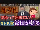 【浜田が斬る】地方税減税【国会審議切り抜き】