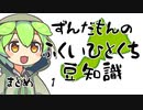 ずんだもんのふくいひとくち豆知識まとめ　1～30