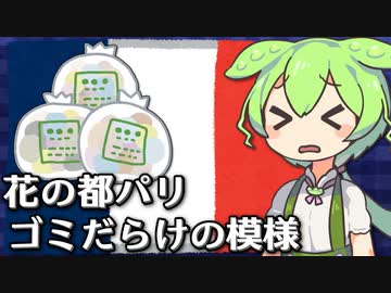 花の都パリ、ゴミだらけになってる模様【VOICEVOX解説】