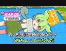 朝五時から花見の場所取りをしてるずんだもん