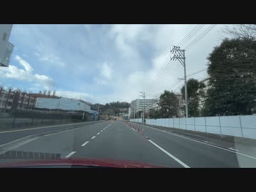 仙台近辺車載　166-6　青葉通、西公園、川内、牛超橋、八幡町　2023　0121　マツダ２