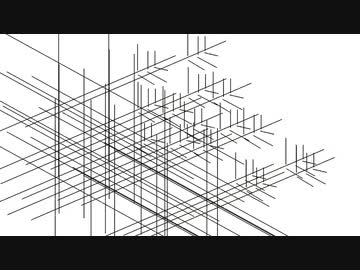 散り積もる幾何学とミクの /