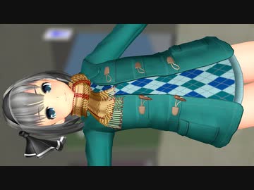 【東方MMD】冬服妖夢「Booo!」