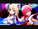 【MMDホロライブ】ポジティブ☆ダンスタイム / さくらみこ 赤井はあと【Ray-MMD】