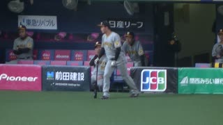 試合開始直前 ルーキー森下翔太が黙々と素振り中【オリックスバファローズ対  阪神タイガース2023年3月26日】