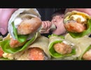 【ASMR】ツイスターを爆食いしたら最高に幸せ過ぎた！twister【飯テロ/咀嚼音/Mukbang/Eating sounds】【日本字幕/韓国語字幕/英語字幕】
