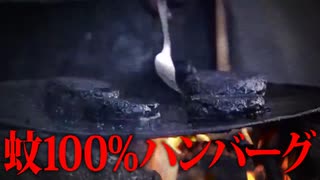 蚊100％ハンバーグ