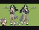 【オリジナル】１年前の立ち絵イラストを描き直してみた！