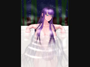 温泉の楊貴妃 後半２４倍速 厚塗り イラストメイキング