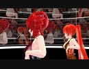 【MMD】強風オールバック【重音テト　波音リツ】