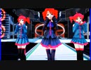 MMD、テト、計3人、で、ダーリンダンス