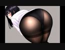 【デカ尻】 パンストタイツ、透けパン美女のAIイラスト