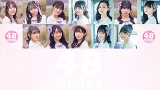 君とどこかへ行きたい（みずほ選抜） HKT48 ボーカル+ドラムパートのみ