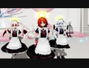 【MMD艦これ】ダダダダメイド天使白露ちゃん【堕天使】