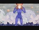 ゼリー状のお尻をふりふりする女の子