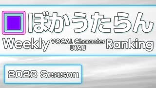 週刊VOCAL CharacterとUTAUランキング　#808・750