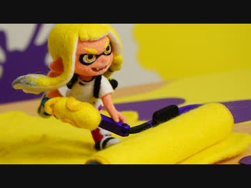 【スプラ3】イカちゃんを作ってみた【羊毛フェルト】