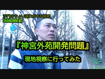 『神宮外苑開発問題』現地視察に行ってみた(沙門のちょい遅れがちなNEWS)