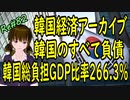 韓国経済アーカイブ 増える借金 生活困難 韓国借金苦 韓国総負担率　GDP比266.3％ まだまだ増えるよ　＃82 ニコニコ版