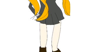 【お絵描き歴2年】のイラスト初心者がバイト頑張ってる女の子を描いてみた！！！