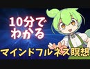 【ずんだもん】10分で分かるマインドフルネス瞑想解説　【四国めたん】