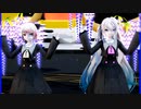 MMD、リン、ミク、計2人、で、ＭＯＯＮ