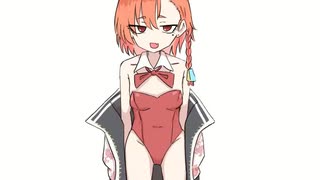バニーの甘美ネルが跳ねてるだけの動画