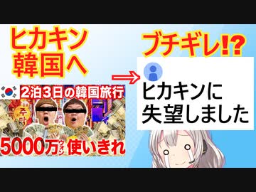 ヒカキン「韓国で500万豪遊してみたｗ」→なぜか炎上してしまう…