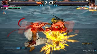 鉄拳７　マーシャル・ロウ　対　豪鬼（自分）
