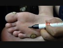 右足たこ：help me Japan　Please subscribe to our channel.