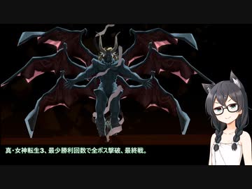 【真・女神転生3】最少勝利回数全ボス撃破 part33【花隈千冬実況】
