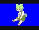 kiwiみたいな座ってるずんだもんBB素材