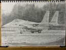 Autumn 2021 Pencil Drawing F-15J eagle鉛筆　模写　イーグルphoto: @Jasdf_dock (JFS-81)様
