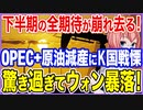 下半期の全期待が崩れ去る！OPECプラスの原油減産でK国に戦慄が走る！驚き過ぎてウォンが暴落！【2023/04/04】
