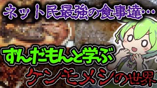 ムカデ、野鳥、生肉、タバコ…ネット民最底辺食ケンモメシについて解説するのだ【ゆっくり解説】【ずんだもんと学ぶ】