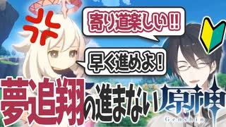 A型寄り道が止まらなくてパイモンを怒らせる夢追翔の原神初回