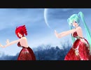 【MMD】キミノカケラ【重音テト　初音ミク】