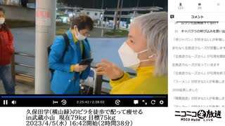 【一部分のみ】久保田学(横山緑)のビラを徒歩で配って痩せるin武蔵小山　現在79kg 目標75kg（2023/4/5）