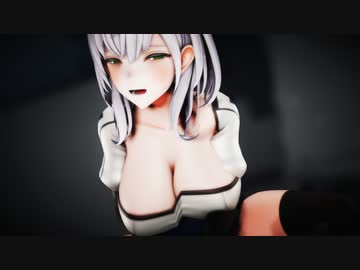 MMD vtuber【紳士向け】白〇ノ〇ル KENZENロデオエクササイズ